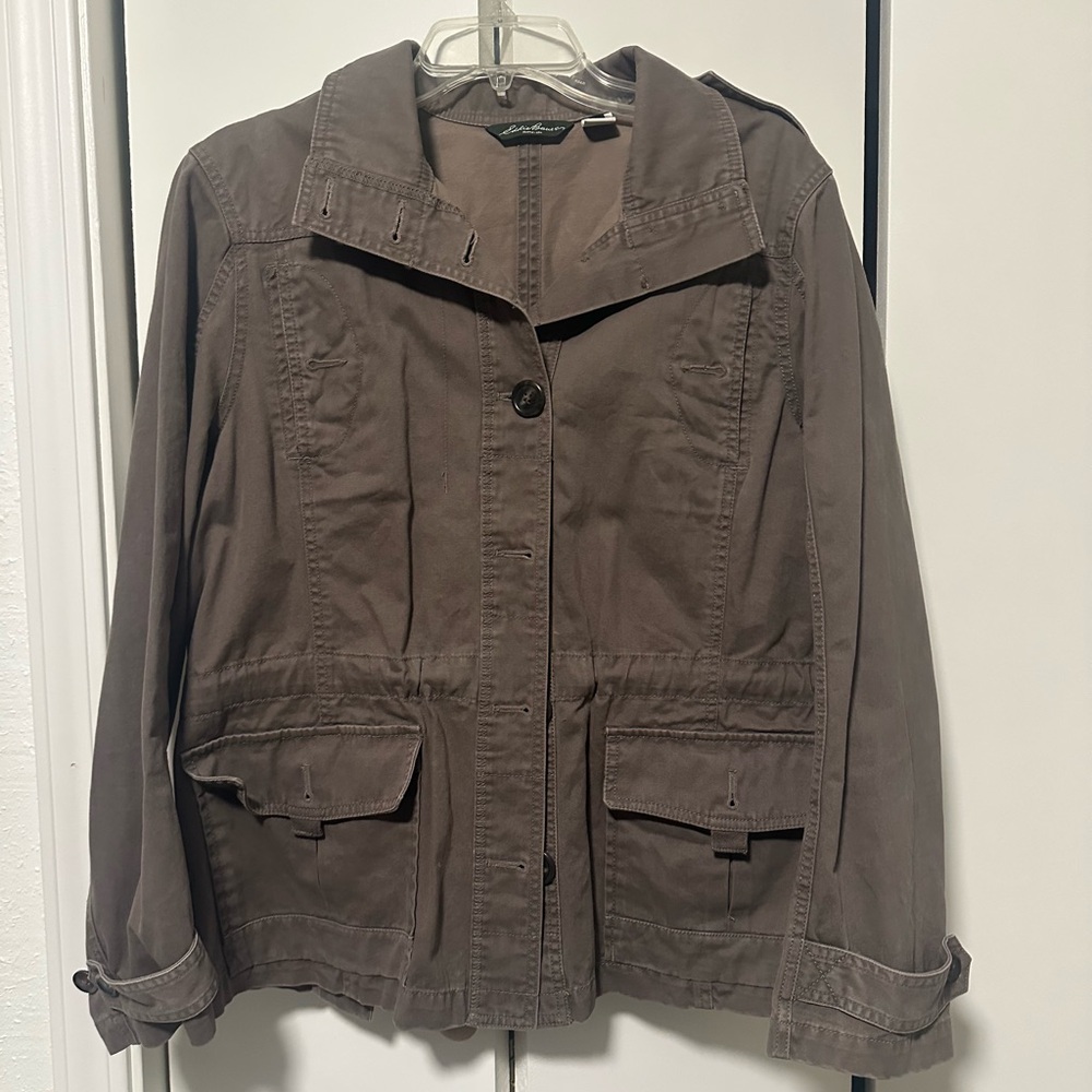 Eddie Bauer Brown Utility Jacket